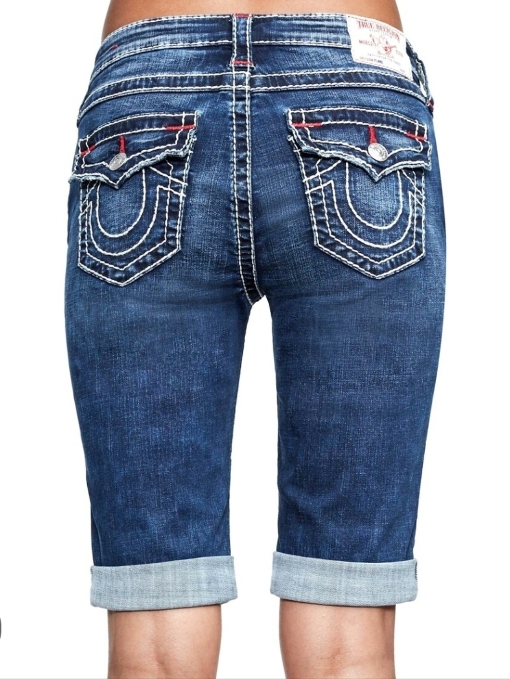 True Religion Riley Knee Length Short Size 30 - Picture 2 of 6